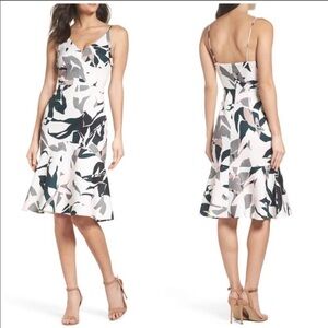 Cooper St‎ Nordstrom Leaf Dancer Ruffle Hem Dress Size 8